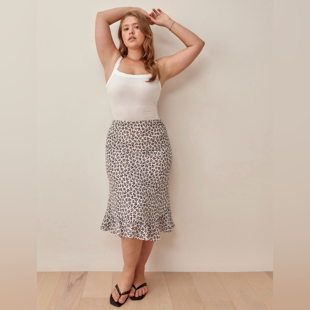 NWT - Reformation Jude Skirt in Bombay